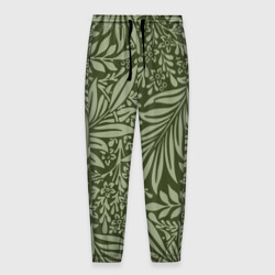 Мужские брюки 3D Flowers Green