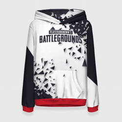 Женская толстовка 3D PUBG Jacket Black