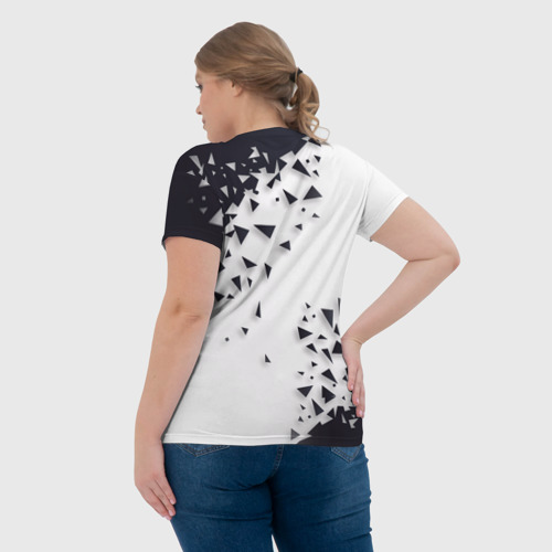 Женская футболка 3D PUBG Jacket Black, цвет 3D печать - фото 7