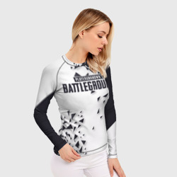 Женский рашгард 3D PUBG Jacket Black - фото 2