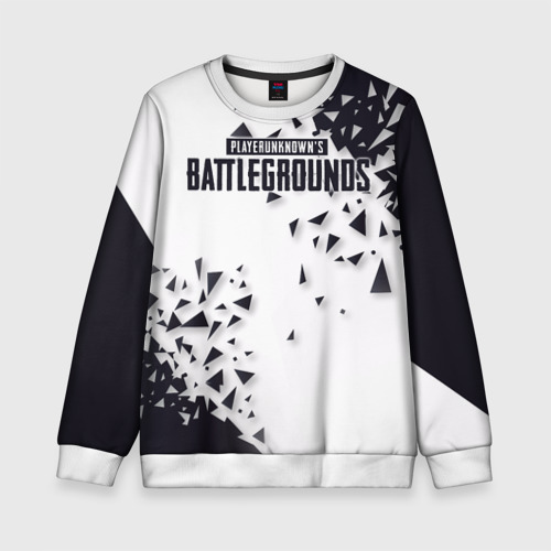 Детский свитшот 3D PUBG Jacket Black, цвет 3D печать