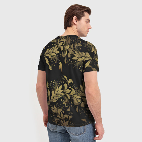 Мужская футболка 3D Gold P. - 36577512ik, цвет 3D печать - фото 4