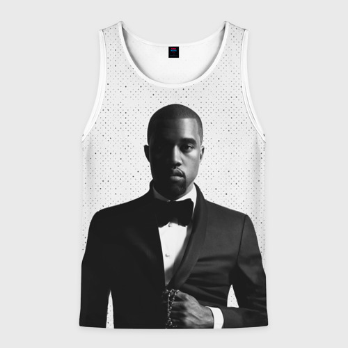 Мужская майка 3D Kanye West Halftone, цвет 3D печать