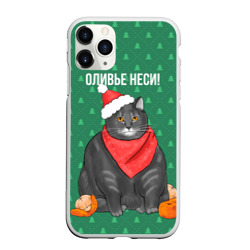 Чехол для iPhone 11 Pro Max матовый Кот хочет кушот