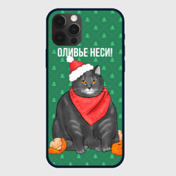 Чехол для iPhone 12 Pro Кот хочет кушот