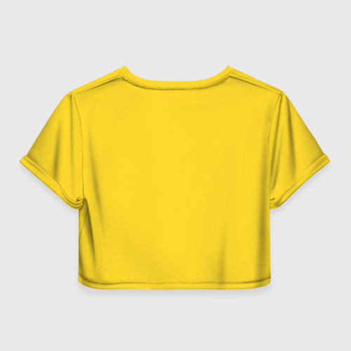 Женская футболка Crop-top 3D Stop dreaming, цвет 3D печать - фото 2