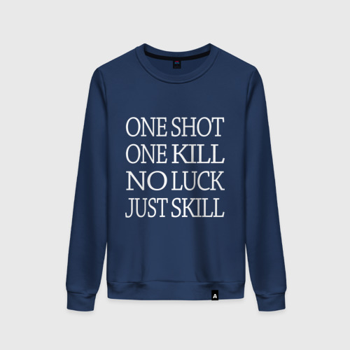 Женский свитшот хлопок One Shot One Kill