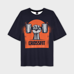 Мужская футболка oversize 3D Crossfit