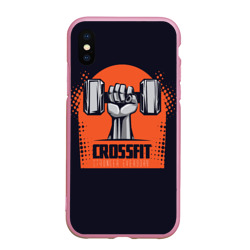 Чехол для iPhone XS Max матовый Crossfit