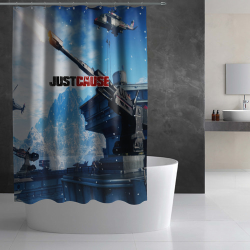 Штора 3D для ванной JUST CAUSE - фото 2