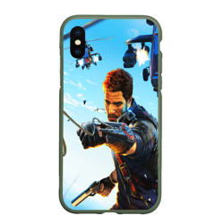 Чехол для iPhone XS Max матовый JustCause