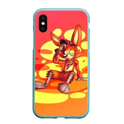 Чехол для iPhone XS Max матовый FNAF Foxy