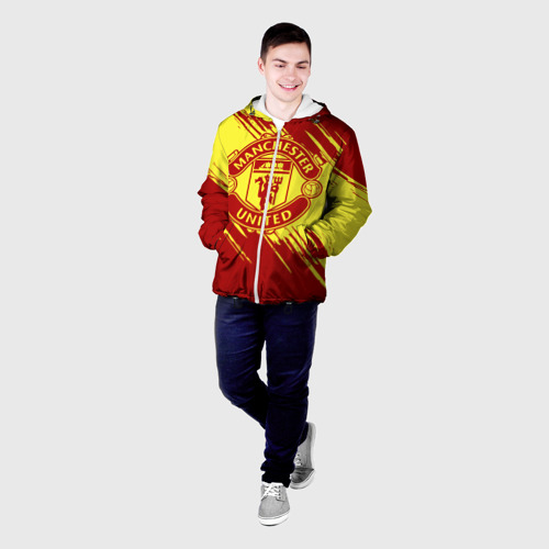 Мужская куртка 3D Манчестер Юнайтед, цвет 3D печать - фото 3