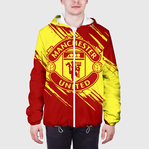 Мужская куртка 3D Манчестер Юнайтед, цвет 3D печать - фото 4
