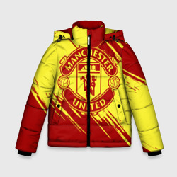 Зимняя куртка для мальчиков 3D Манчестер Юнайтед