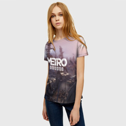 Женская футболка 3D Metro Exodus - фото 2