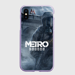 Чехол для iPhone XS Max матовый Metro Exodus