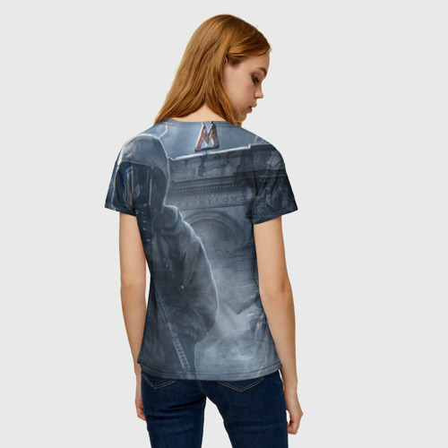 Женская футболка 3D Metro Exodus, цвет 3D печать - фото 4