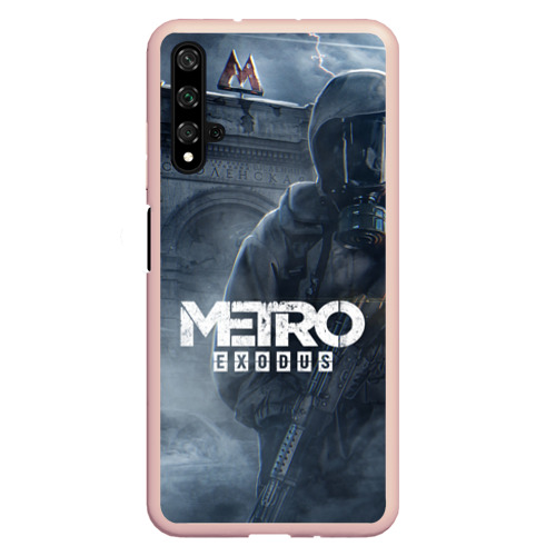 Чехол для Honor 20 Metro Exodus, цвет светло-розовый