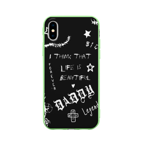 Чехол для iPhone X матовый Life is beautiful Фото 01 Чехол для iPhone X матовый Life is beautiful Фото 01