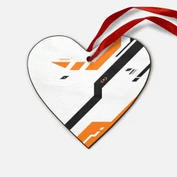 Деревянная игрушка Сердце Cs:go - Asiimov new 2019