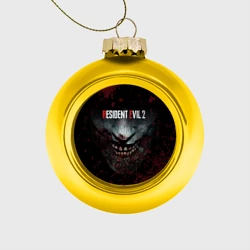 Ёлочный шар стеклянный/пластиковый Resident Evil 2 Remake