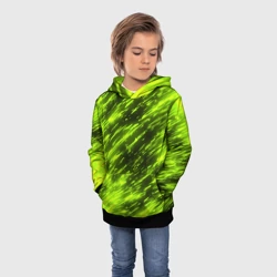 Детская толстовка 3D Зеленый огонь - фото 2