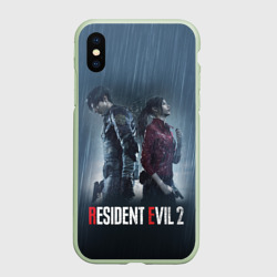 Чехол для iPhone XS Max матовый Resident Evil 2 Remake