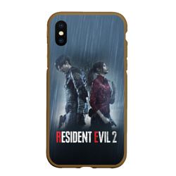 Чехол для iPhone XS Max матовый Resident Evil 2 Remake