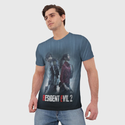 Мужская футболка 3D Resident Evil 2 Remake - фото 2