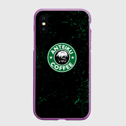 Чехол для iPhone XS Max матовый Anteiku coffee sturbucks