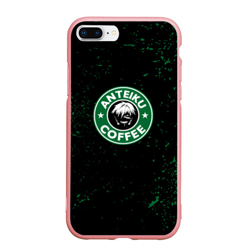 Чехол для iPhone 7Plus/8 Plus матовый Anteiku coffee sturbucks, цвет баблгам