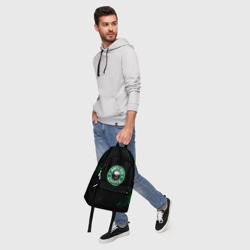Рюкзак с принтом Anteiku coffee sturbucks для любого человека, вид спереди №5. Цвет основы: белый