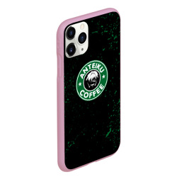 Чехол для iPhone 11 Pro Max матовый Anteiku coffee sturbucks - фото 2