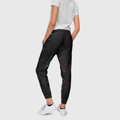 Женские брюки 3D с принтом Twenty One Pilots, вид сзади #2