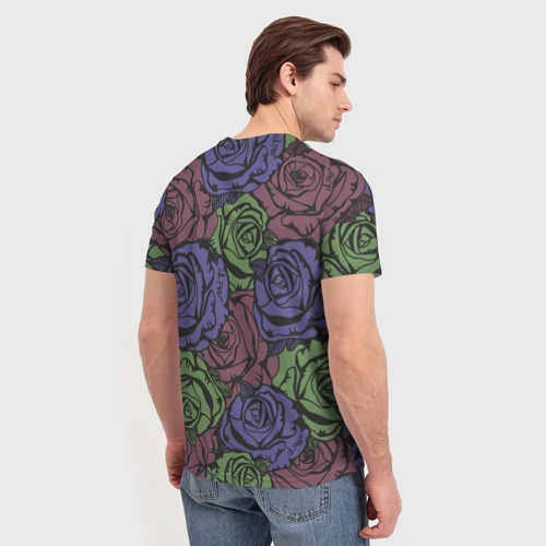 Мужская футболка 3D Розы Лил Пипа, цвет 3D печать - фото 4