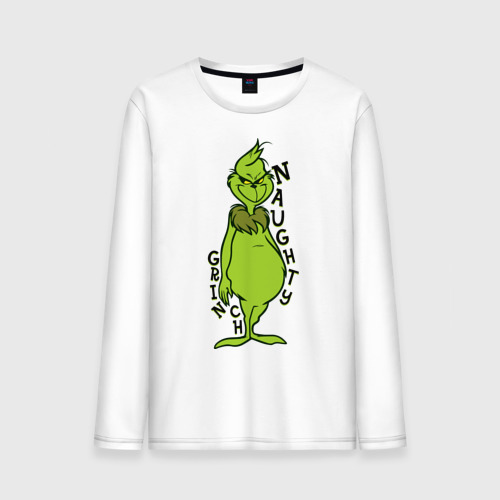 Мужской лонгслив хлопок Naughty Grinch