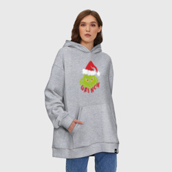 Худи SuperOversize хлопок Cristmas Grinch - фото 2