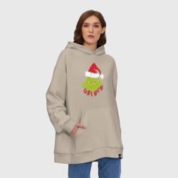 Худи SuperOversize хлопок Cristmas Grinch - фото 2