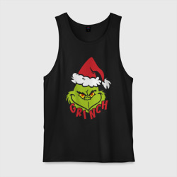 Мужская майка хлопок Cristmas Grinch