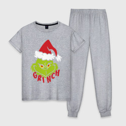 Женская пижама хлопок Cristmas Grinch