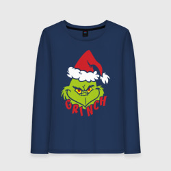 Женский лонгслив хлопок Cristmas Grinch