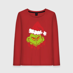 Женский лонгслив хлопок Cristmas Grinch