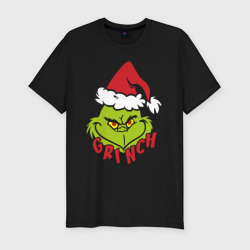 Мужская футболка хлопок Slim Cristmas Grinch