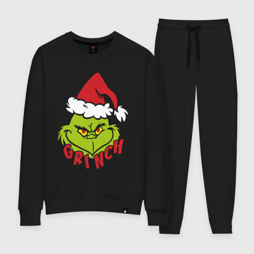 Женский костюм хлопок Cristmas Grinch, цвет черный