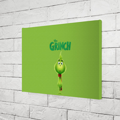 Холст прямоугольный The Grinch, цвет 3D печать - фото 3