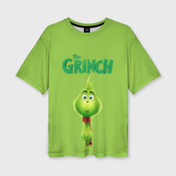 Женская футболка oversize 3D The Grinch