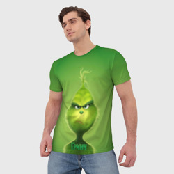 Мужская футболка 3D Гринч - фото 2