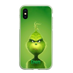 Чехол для iPhone XS Max матовый Гринч