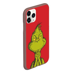 Чехол для iPhone 11 Pro Max матовый Grinch - фото 2